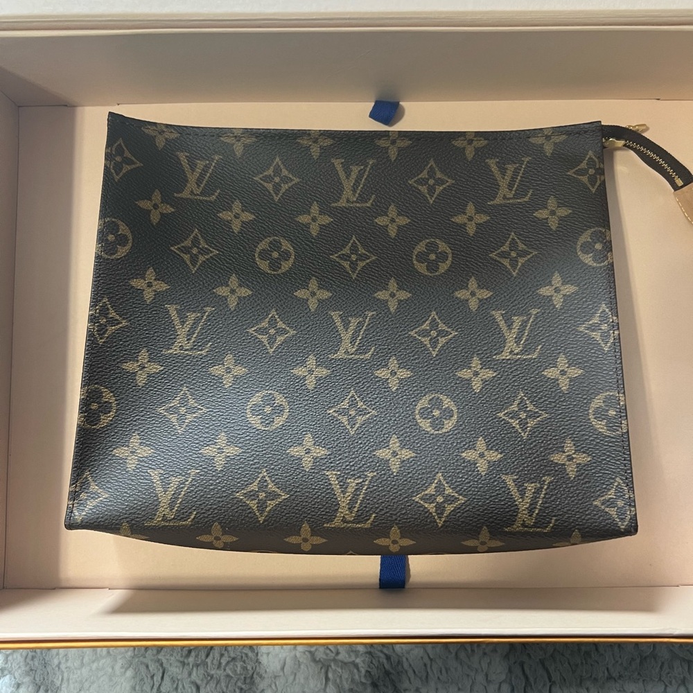 Louis Vuitton Brown Monogram Toiletry Bag